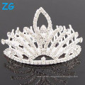 Großhandel Kristall Tiara Krone Rhinestone Hochzeit Tiara Kamm Haarspangen für Frauen